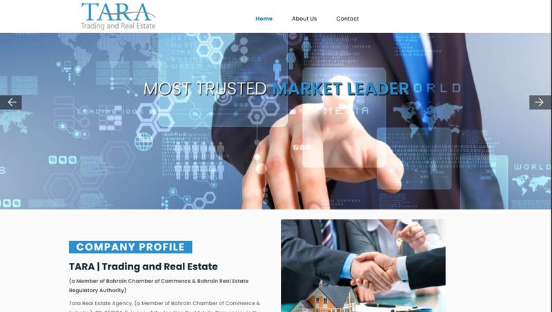 Tara Trading and Real Estate website